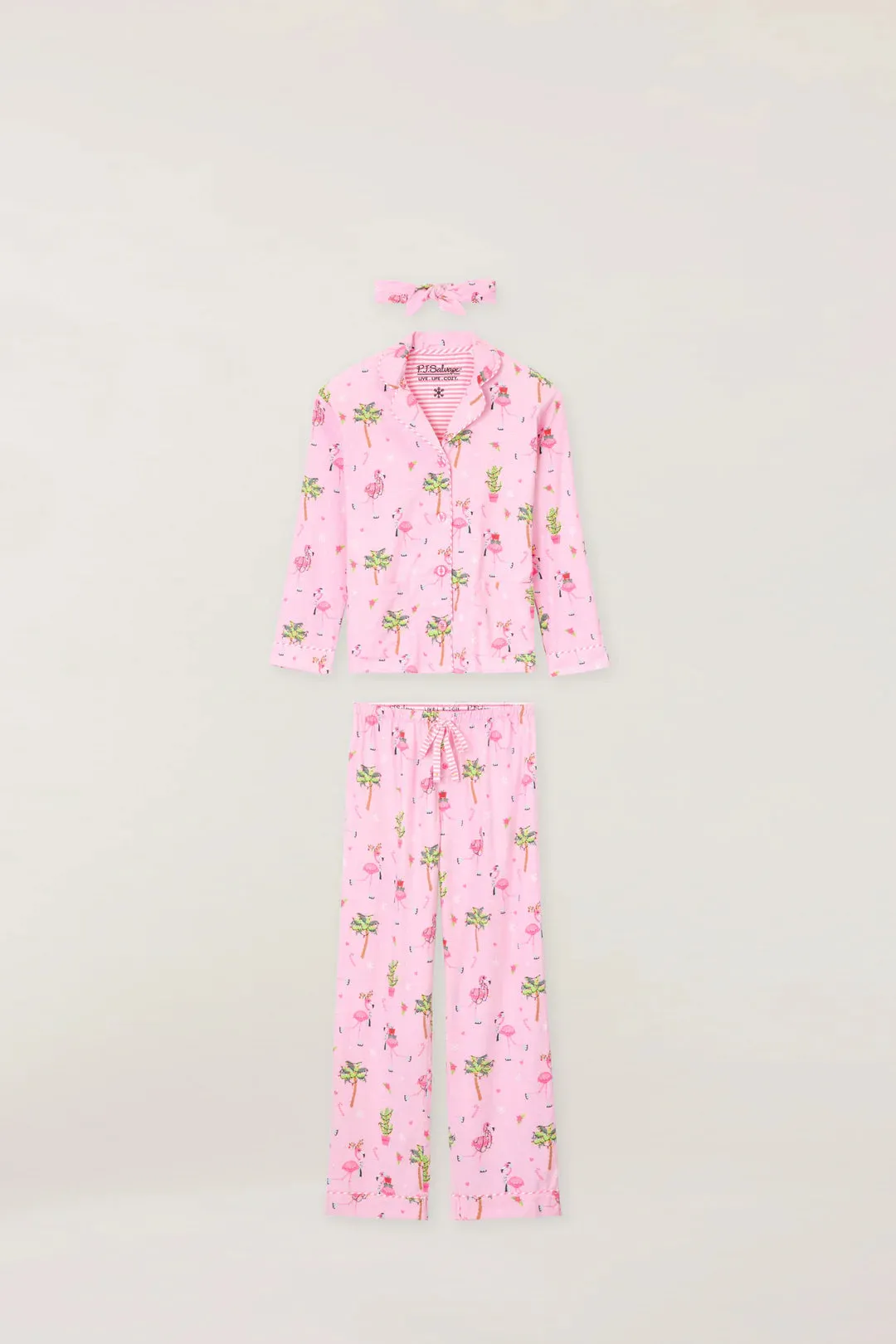 Flamingo Flannel PJ Set