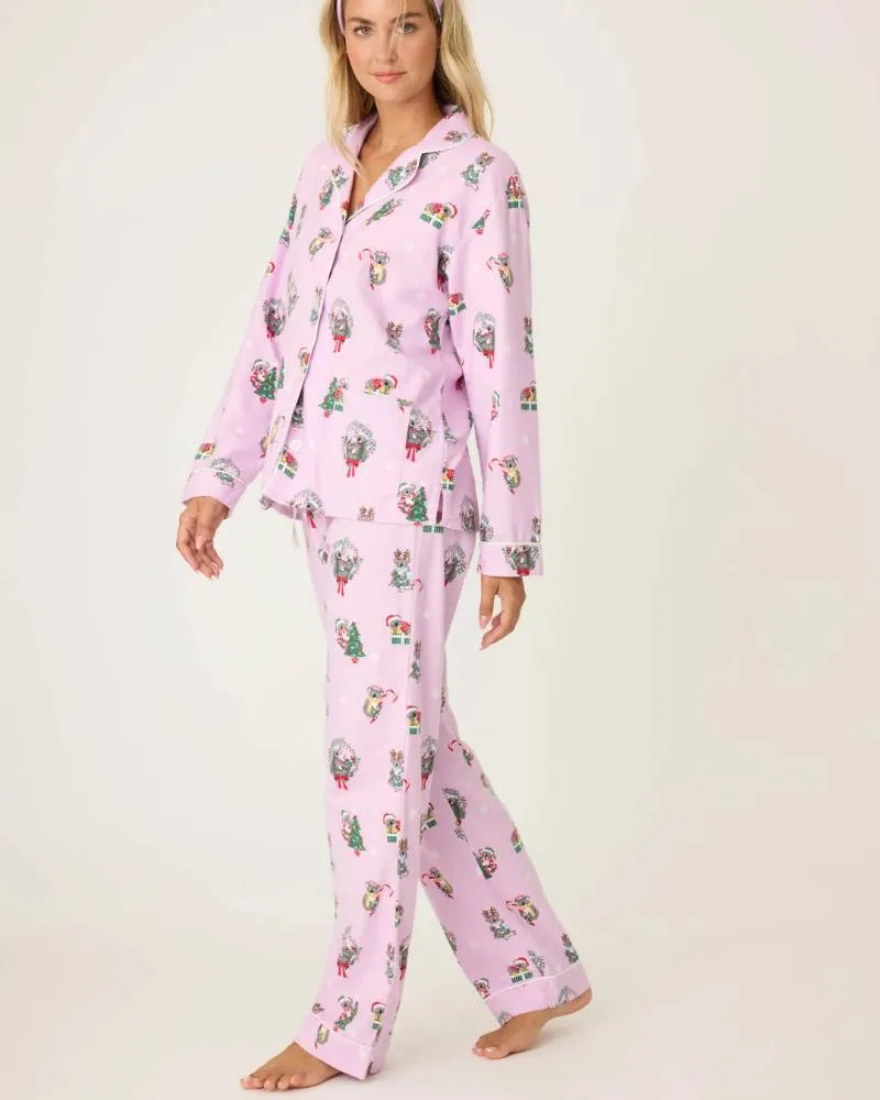 Koality Holiday Flannel PJ Set