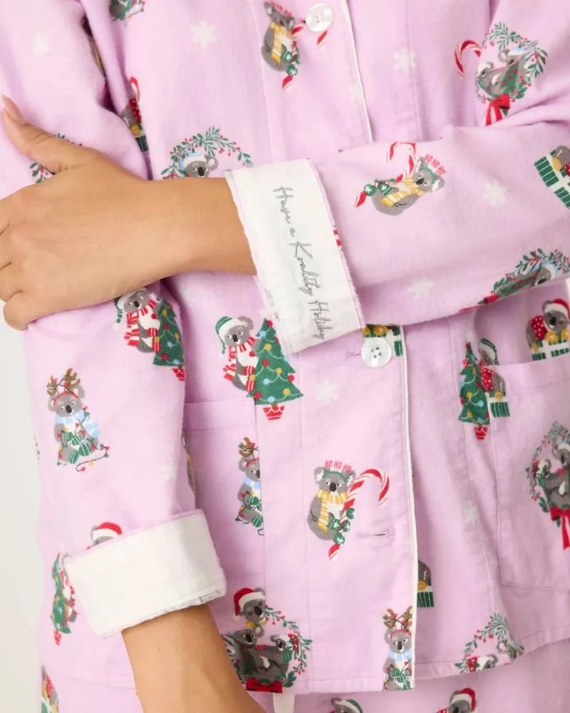 Koality Holiday Flannel PJ Set