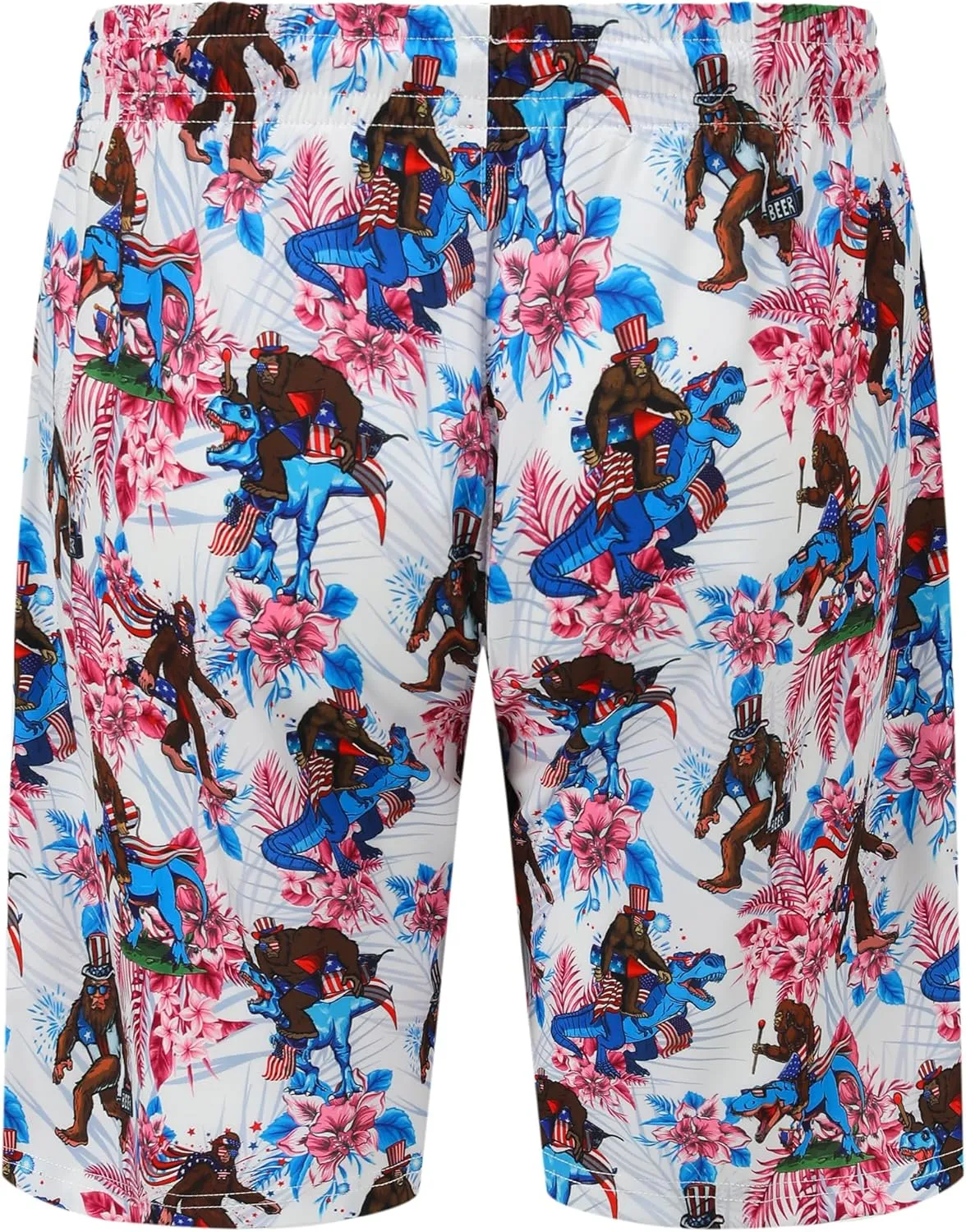Mens Hawaiian Shirts and Shorts Set 2 Pieces Beach Outfits Summer Vacation Tropical Suit with Bucket Hats
