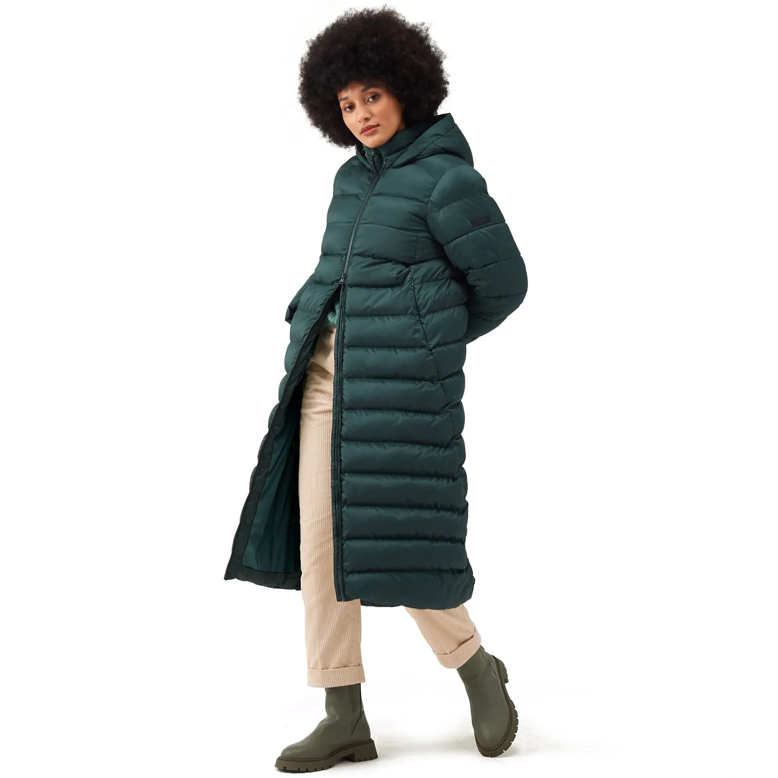 Regatta Womens Giovanna Fletcher Elender Baffled Jacket - Darkest Spruce