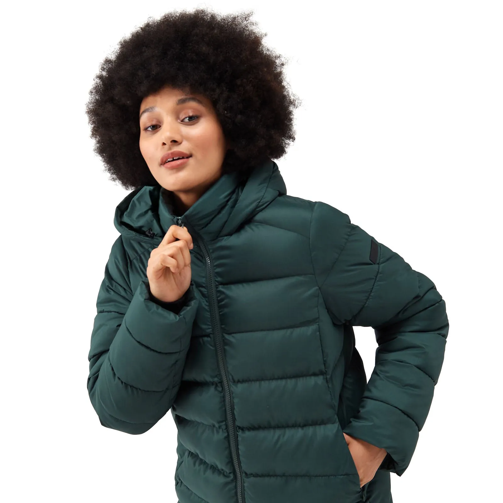Regatta Womens Giovanna Fletcher Elender Baffled Jacket - Darkest Spruce